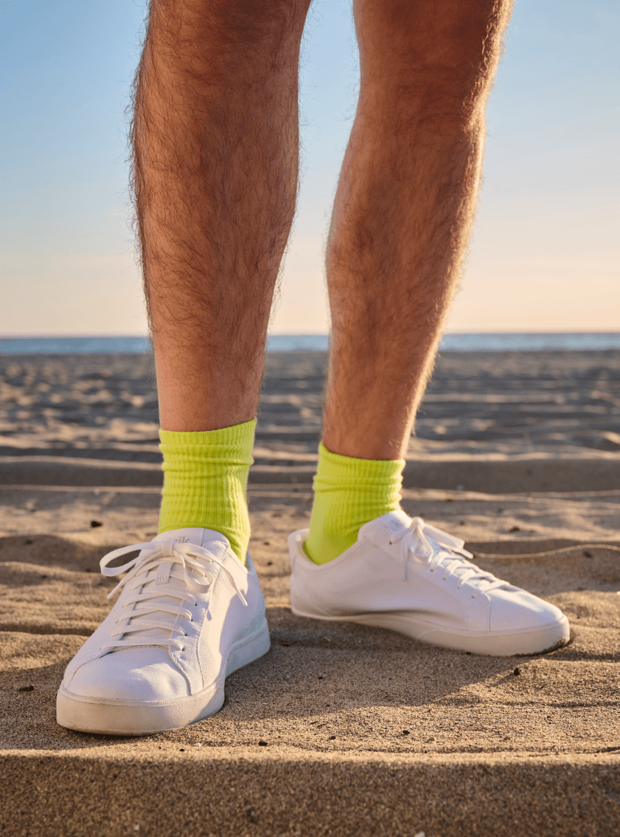 Men's Irvine Sneakers - Ivory White Casual Shoes for Walking, Running & Everyday Wear