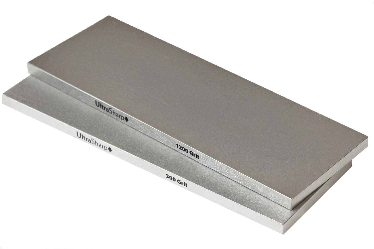 Premium Diamond Sharpening Stone Set - Ultra Sharp Coarse & Extra Fine Grit (8