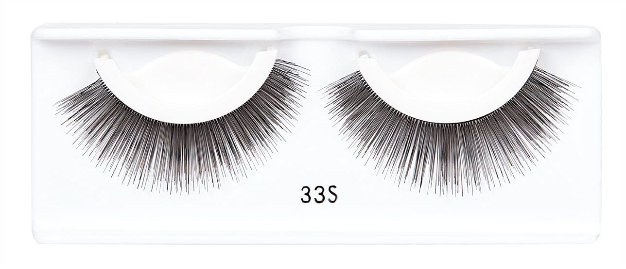 Andrea Redi-lash Self Adhesive Eyelashes - Style 33S, Black False Lashes for Natural Look | Perfect for Daily Wear, Parties & Special Occasions