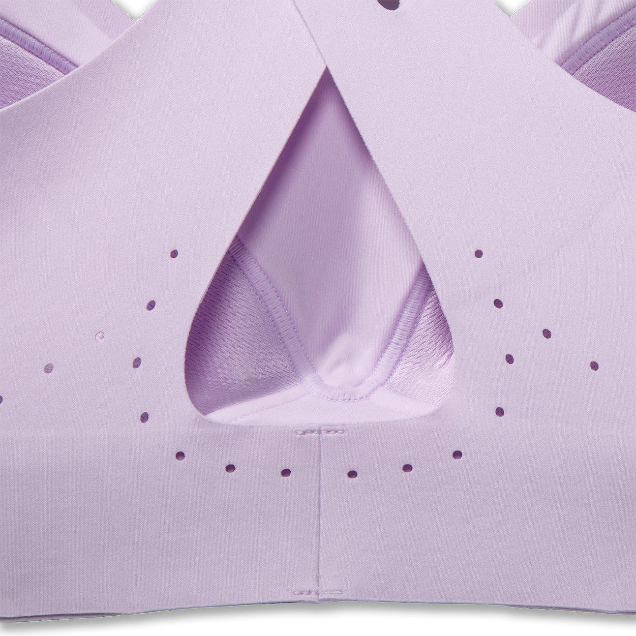 Women's Dare Crossback Run Bra 2.0 - Light Purple 505 - High Support Sports Bra for Running, Yoga & Gym Workouts - Breathable & Comfortable Activewear for Women