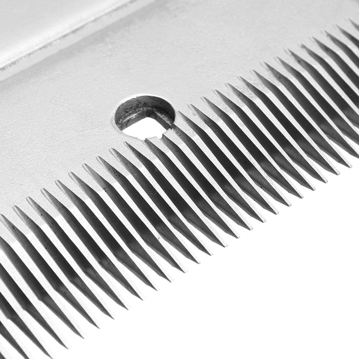 Professional Horse Clippers Blades - 35 Teeth Stainless Steel Detachable Universal Blades for Horse Grooming (Top & Bottom) | Perfect for Show Prep, Daily Grooming & Veterinary Care