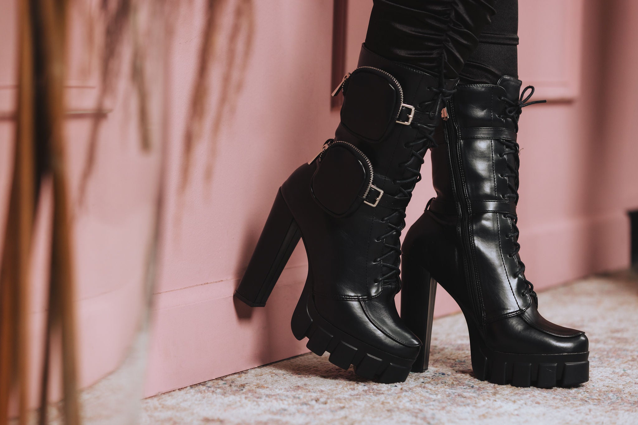 Ophelia Platform Booties for Women - Stylish Chunky Heel Ankle Boots for Fall & Winter | Perfect for Casual Outfits, Parties & Office Wear