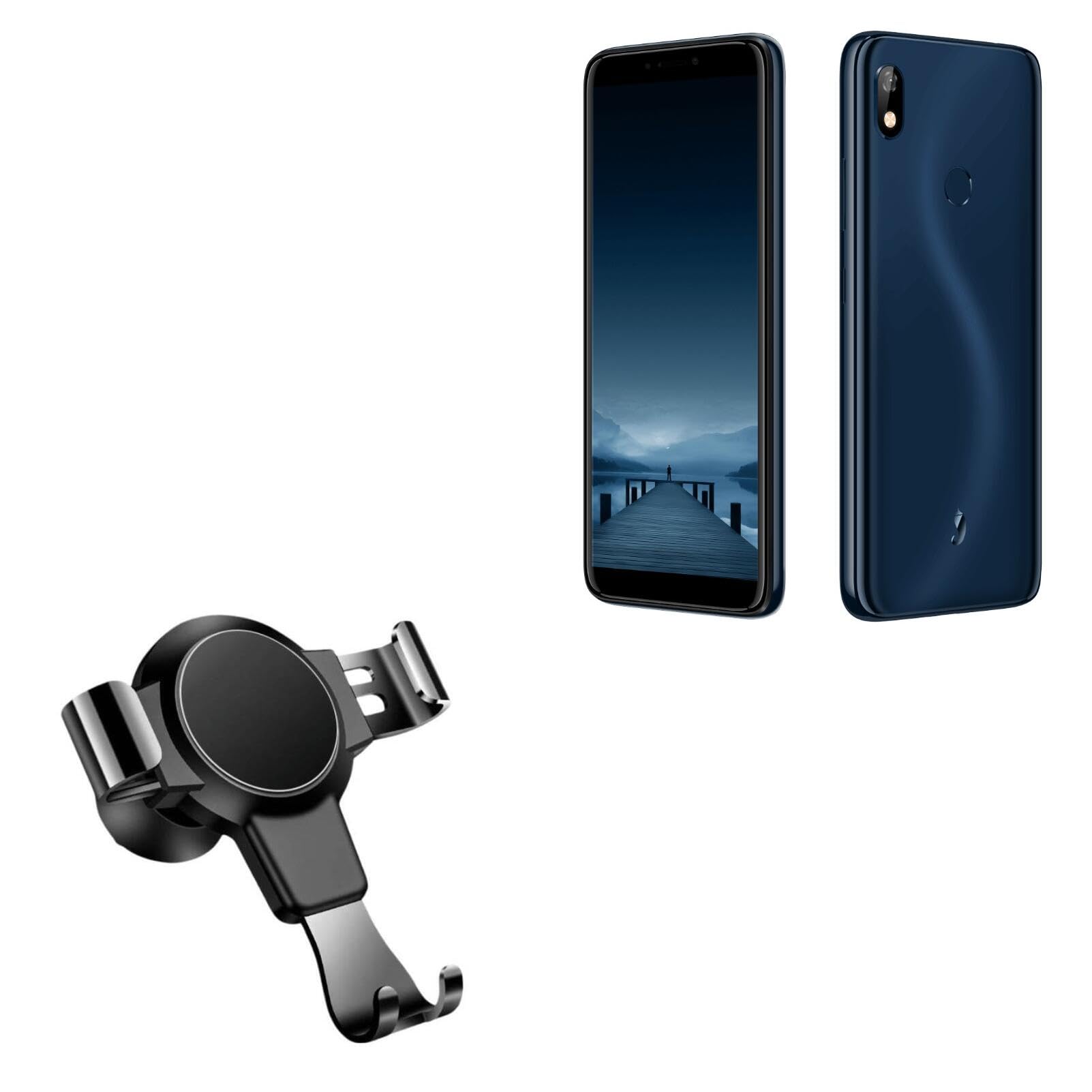 BoxWave Car Mount Holder for Hot Pepper Ghost - X-Switch Air Vent Phone Mount, Universal Car Phone Stand (Jet Black) - Perfect for GPS Navigation & Hands-Free Driving