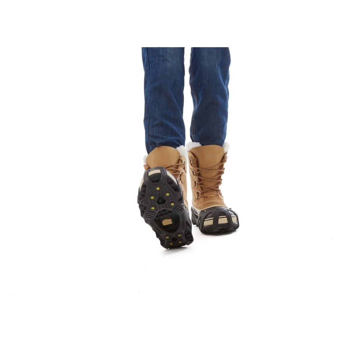 Icetrax V3 Tungsten Ice Cleats for Men & Women - Non-Slip Traction for Winter Hiking, Running & Snow Walking - Durable Outdoor Ice Grippers