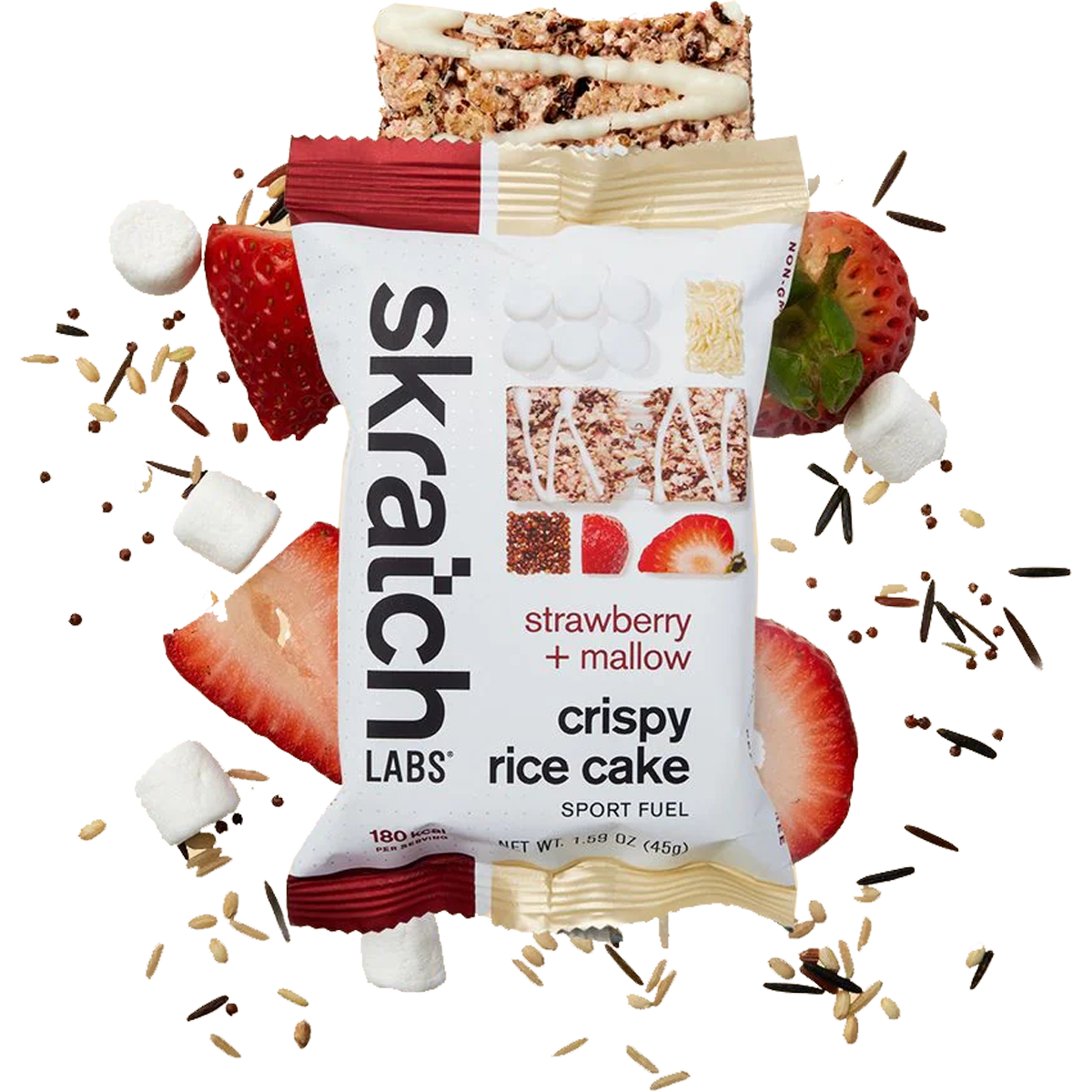 Organic Crispy Rice Cakes - Healthy Gluten-Free Sports Snack for Energy & Recovery | Perfect for Hiking, Gym Workouts & Marathon Training