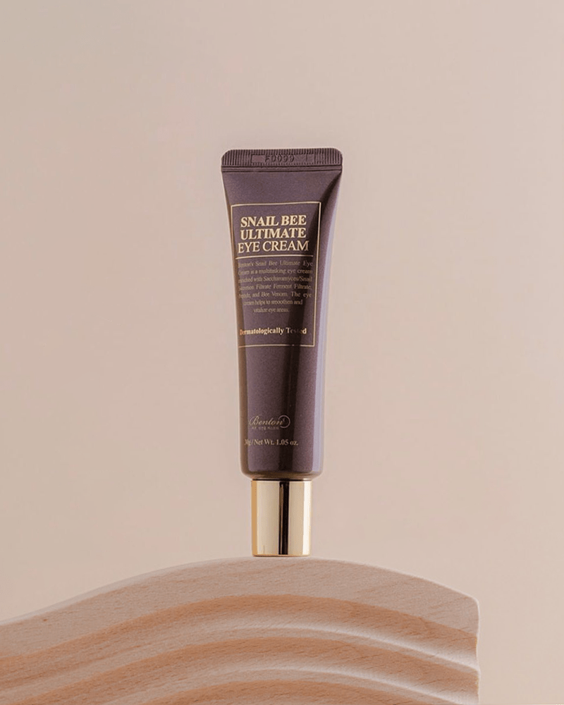Benton Snail Bee Ultimate Eye Cream - Anti-Aging & Hydrating Under Eye Treatment for Dark Circles & Puffiness - Perfect for Night & Day Skincare Routine
