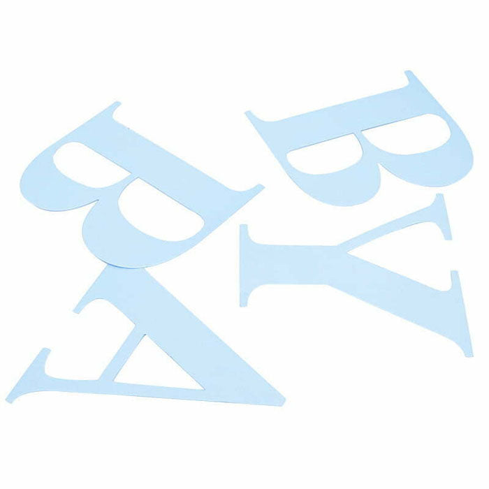 Pink & Blue Baby Letters - Alphabet Decor for Nursery, Kids Room & Birthday Parties - Perfect for Wall Art, Photo Props & Baby Showers