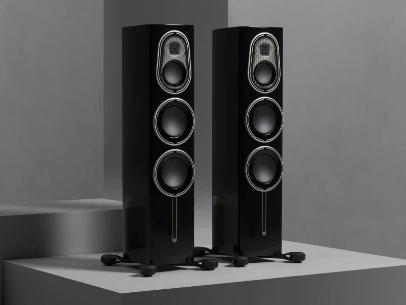 Monitor Audio Platinum 200 3G Floorstanding Speakers - Premium HiFi Stereo Sound System for Home Theater & Music Listening (Pair) - Perfect for Living Room Audiophile Setup & Movie Nights