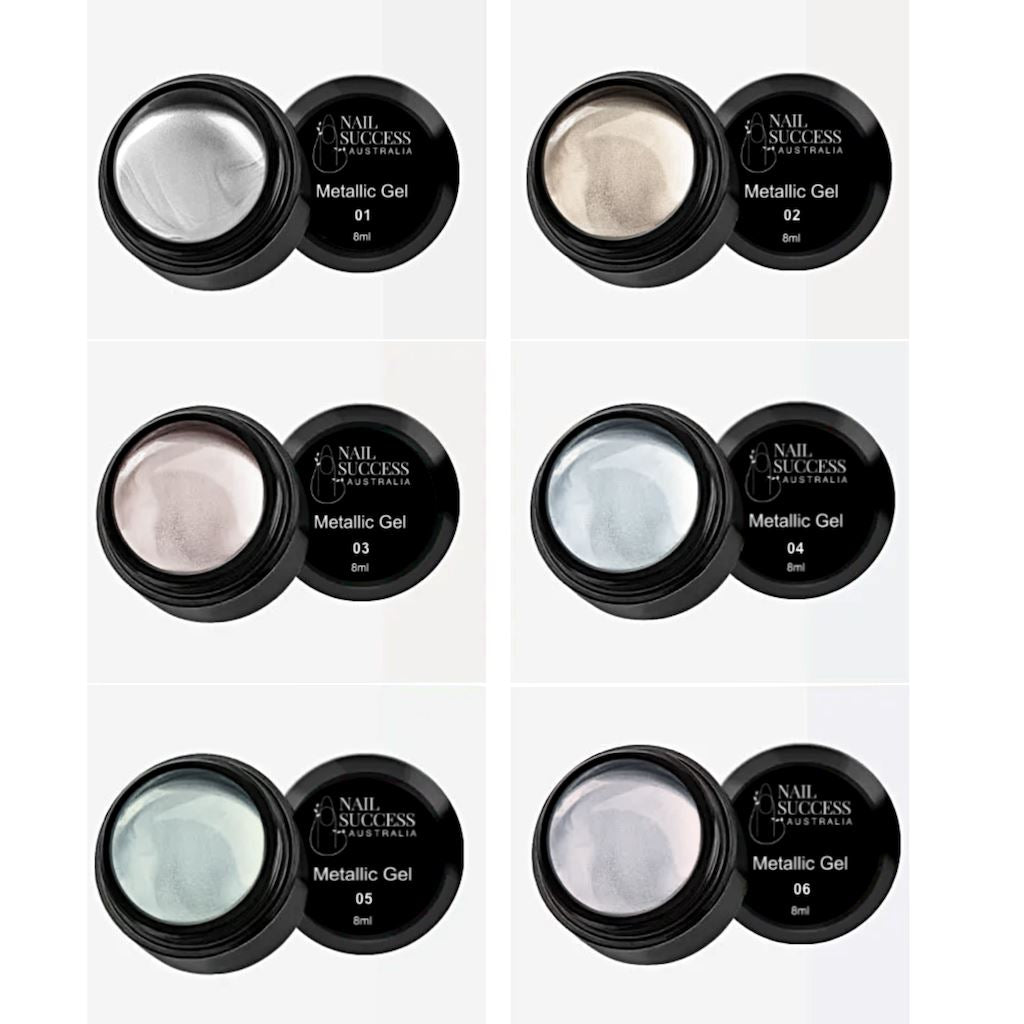 Metallic Mirror Chrome Gel Nail Polish - High Shine Chrome Effect for Salon & DIY Manicures - Perfect for Parties, Weddings & Special Occasions