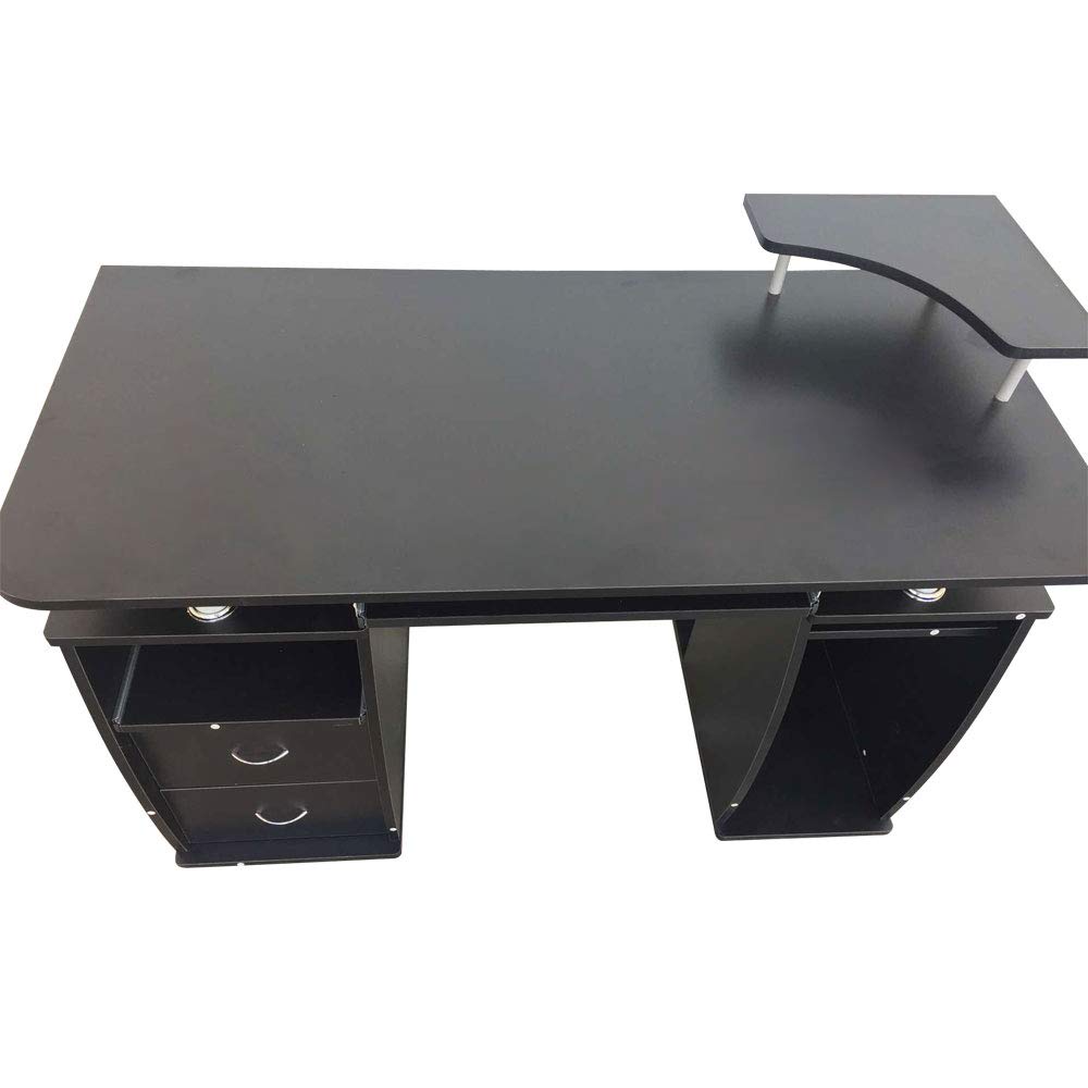 Ergonomic Computer Desk with 3 Drawers - Home Office Desk, Study & Writing Workstation with Storage - Perfect for Small Spaces & Remote Work