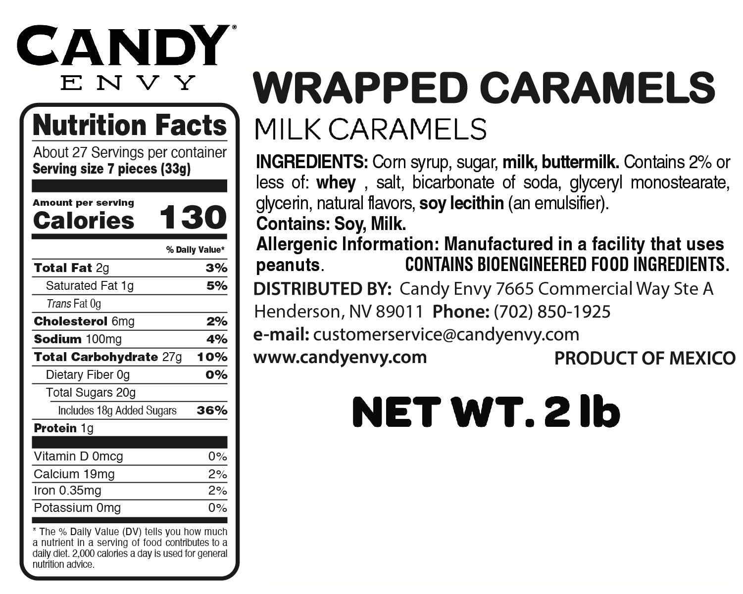 Premium Individually Wrapped Purple Toffee Milk Caramel Candies - 2 Pound Bag (Approx. 190 Pieces) - Perfect for Halloween Treats, Party Favors & Gift Baskets
