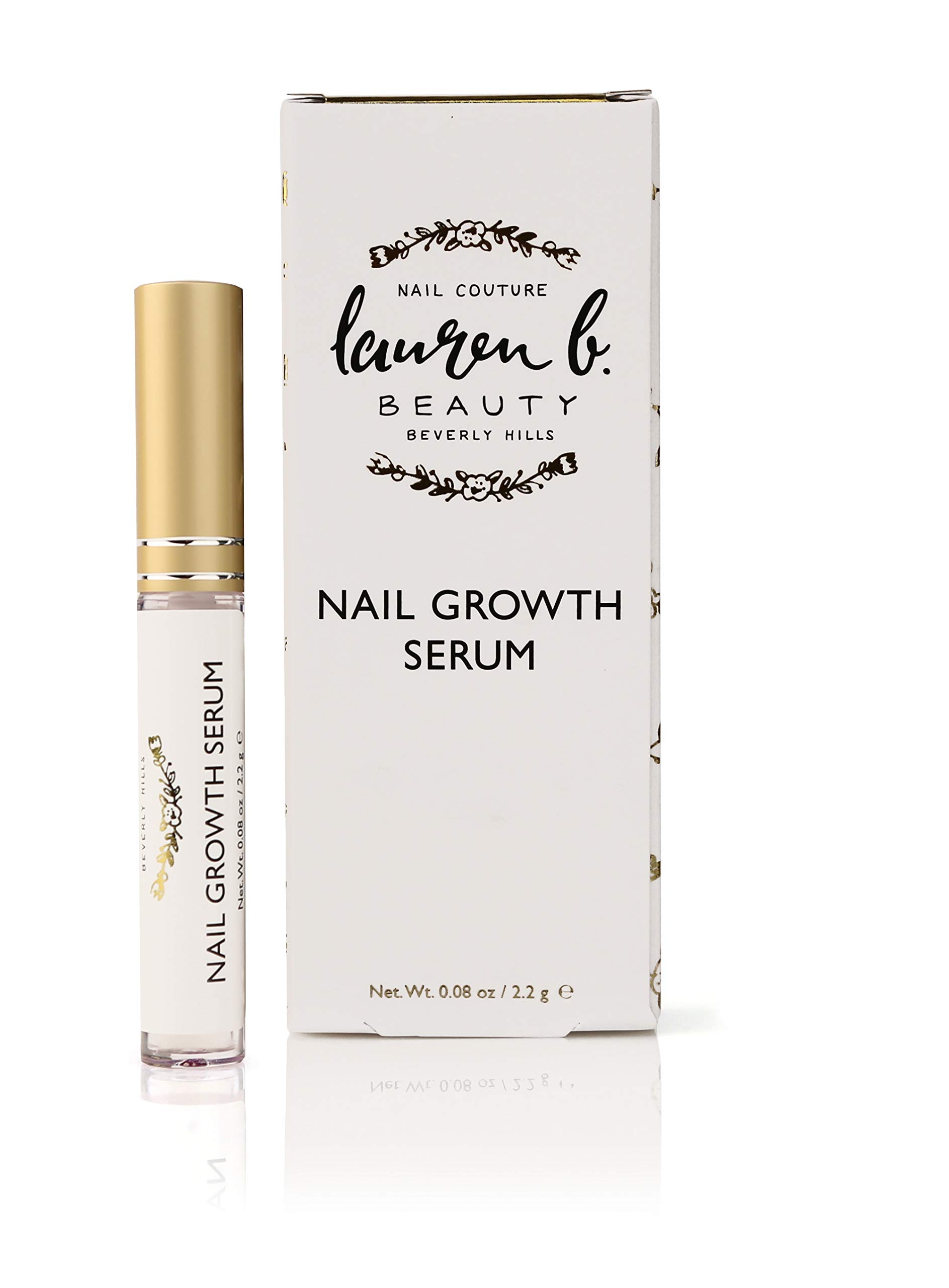 Lauren B. Nail Growth Serum - Nail Strengthener & Treatment for Healthy Nails | Fast Nail Growth Solution | Nail Care Products for Women | Perfect for Manicures, Nail Art & Brittle Nail Repair
