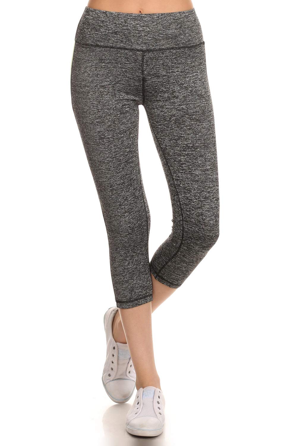 YELETE Women's High Waist 4-Way Stretch Yoga Pants - Bright Color Workout Leggings for Running, Gym & Lounge Wear