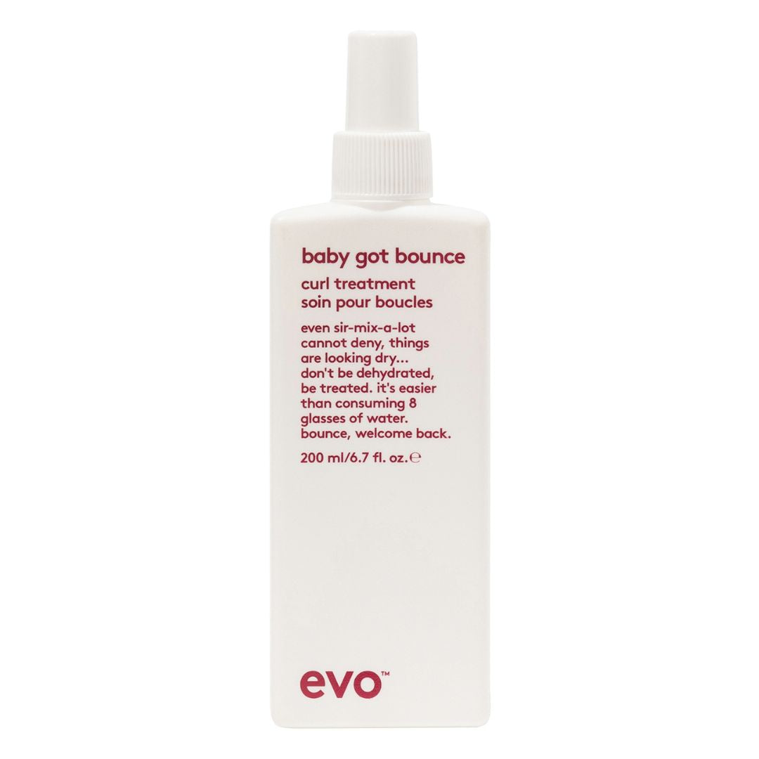 Evo Baby Got Bounce Curl Enhancing Treatment 200ml | Hydrating Leave-In Conditioner for Curly Hair | Perfect for Daily Styling & Frizz Control