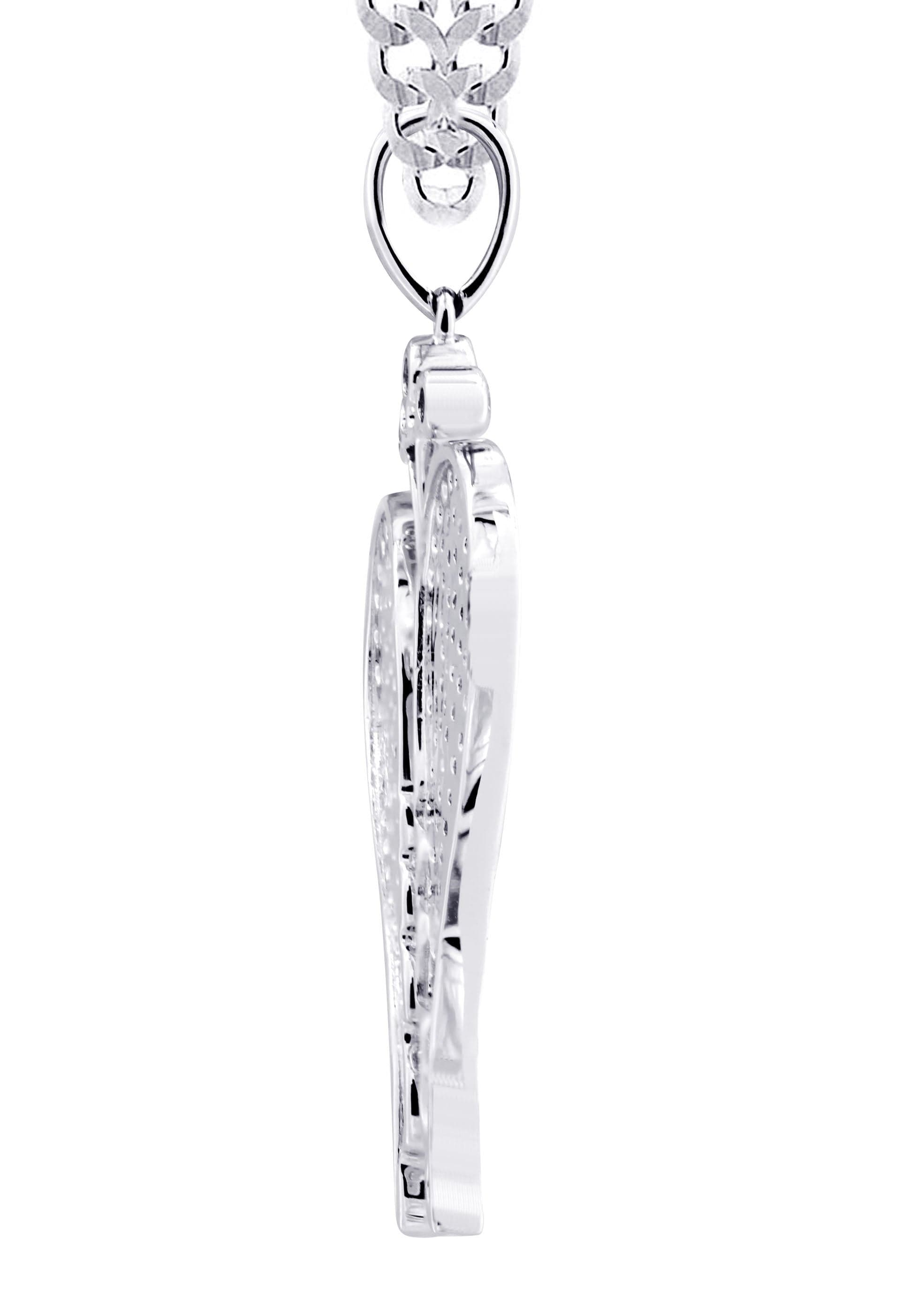 10K White Gold Wings Diamond Necklace - 0.86 Carats | Elegant Jewelry Gift for Women, Brides & Anniversary | Perfect for Weddings, Parties & Special Occasions