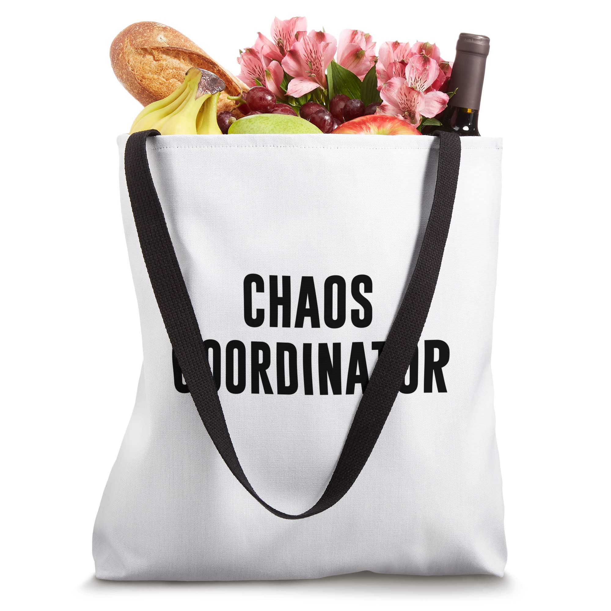 Stylish Chaos Coordinator Tote Bag - Large Durable Work Tote for Women - Perfect for Office, Travel & Everyday Use
