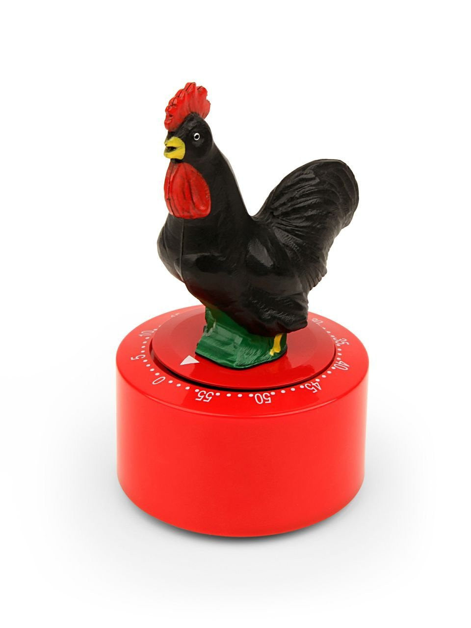 Kikkerland Rooster Talking Kitchen Timer - Fun & Loud Egg Timer for Cooking, Baking, and Kids - Perfect for Home, Restaurant, and Classroom Use