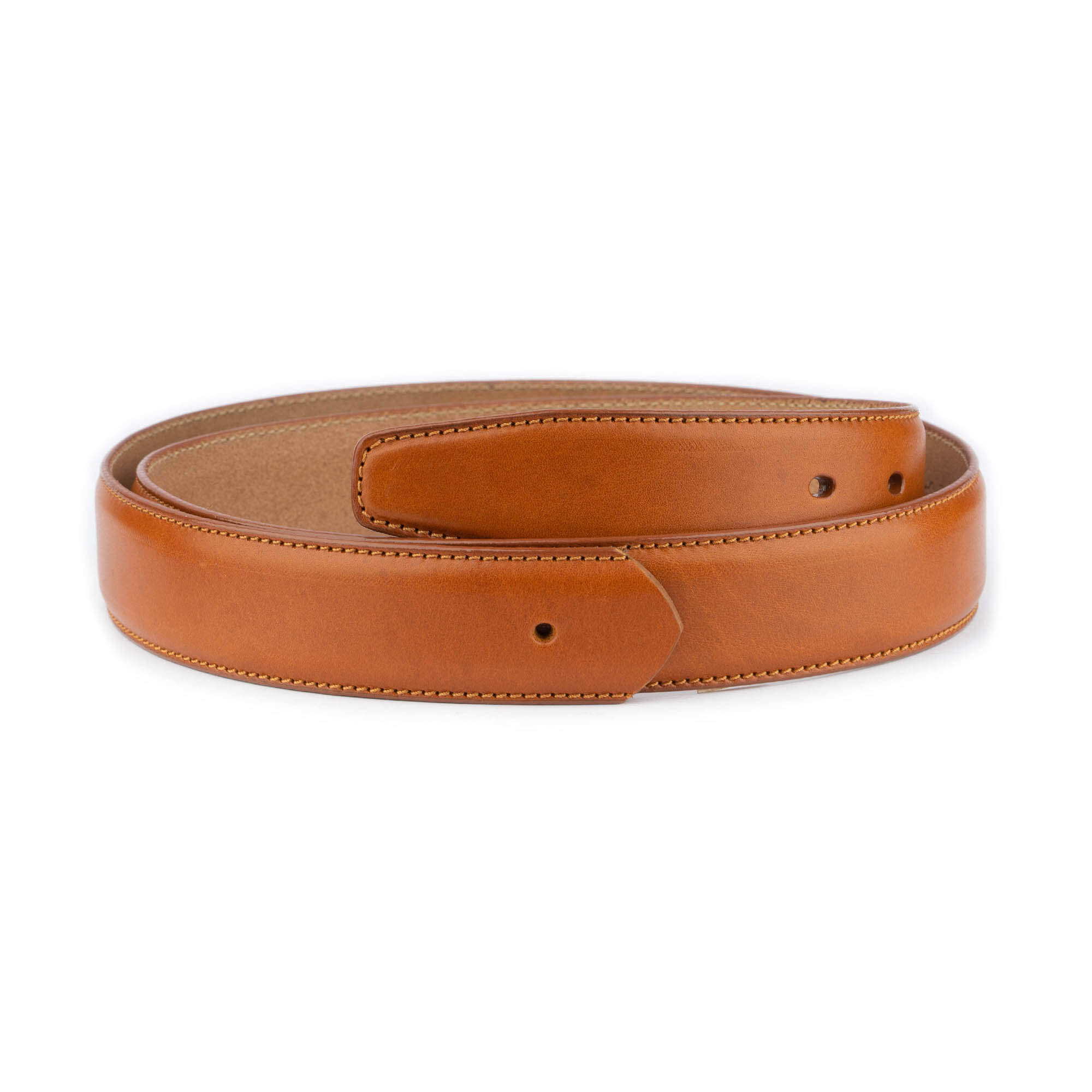 Montblanc Men's Light Tan Leather Belt Strap - Replacement Buckle Accessory for Business & Formal Wear | Durable Genuine Leather Belt for Office, Dress Pants & Suits