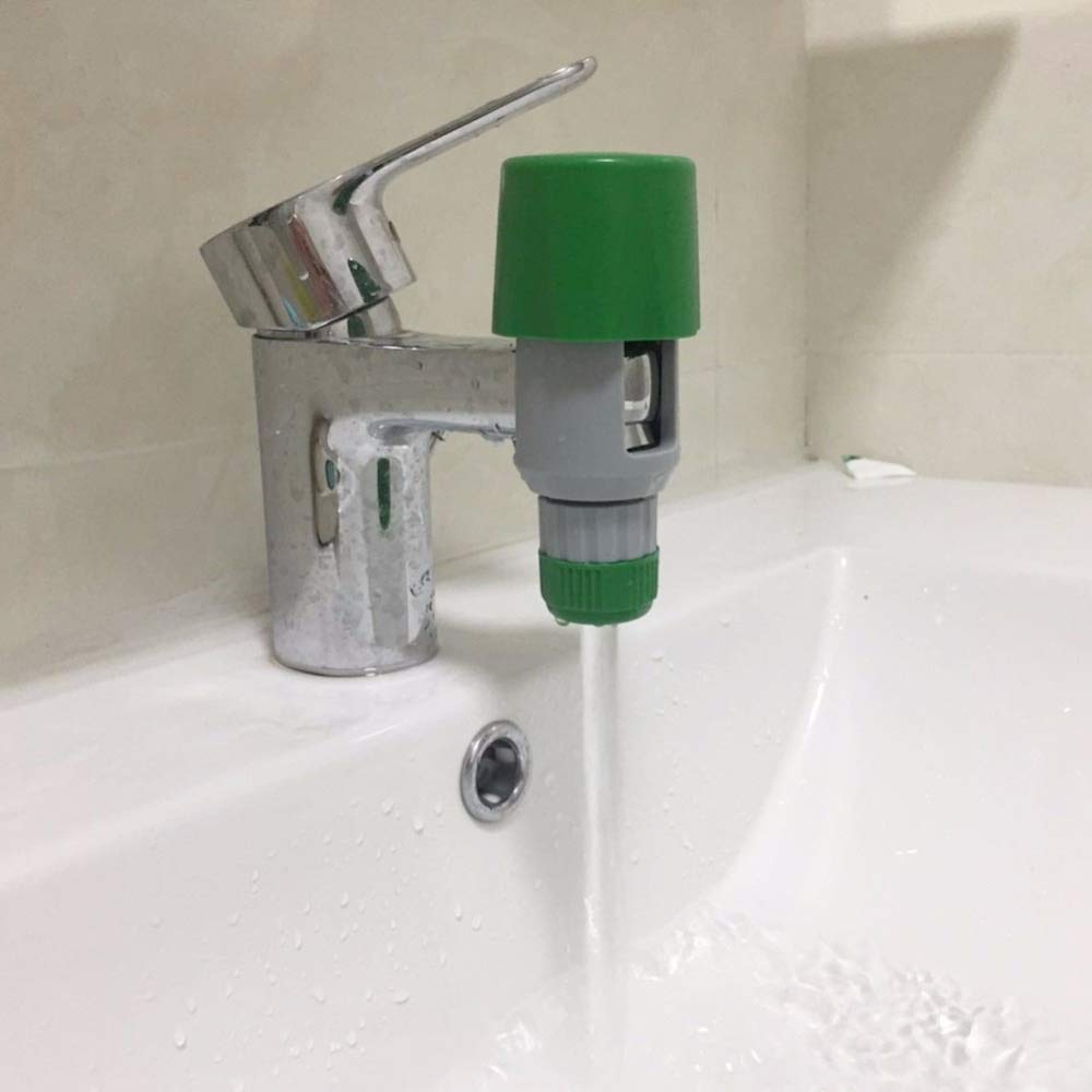 Universal Garden Hose Connector Adapter - Round Tap to Hose Pipe Fitting for Outdoor Watering, Kitchen, and Mixer Use - Durable & Leak-Proof Irrigation Equipment