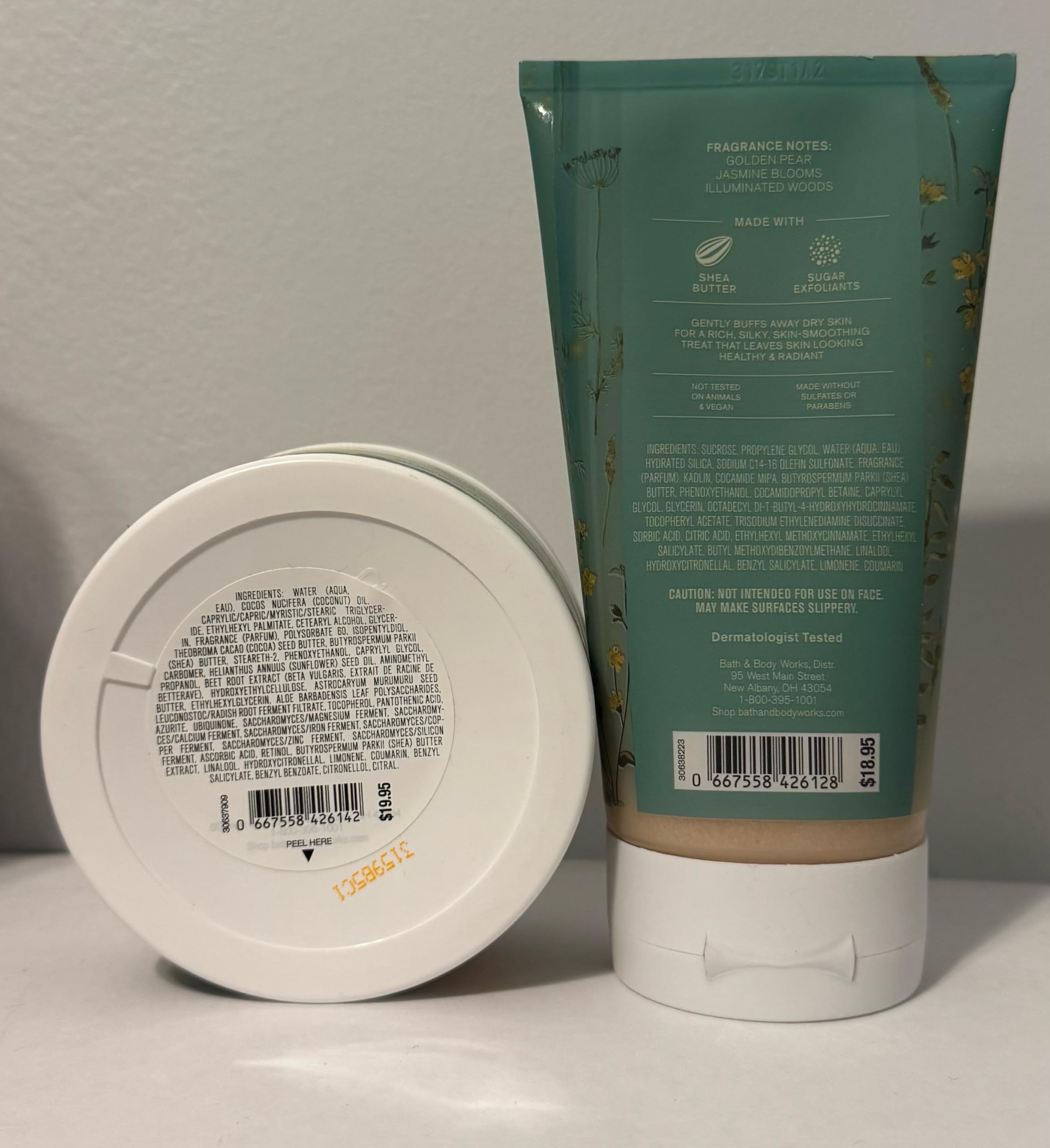 BBWs Chasing Fireflies Creamy Body Scrub & Whipped Body Butter Duo Set - Exfoliating & Moisturizing Body Care for Dry Skin - Perfect for Spa Day, Self Care Routine & Gift Giving
