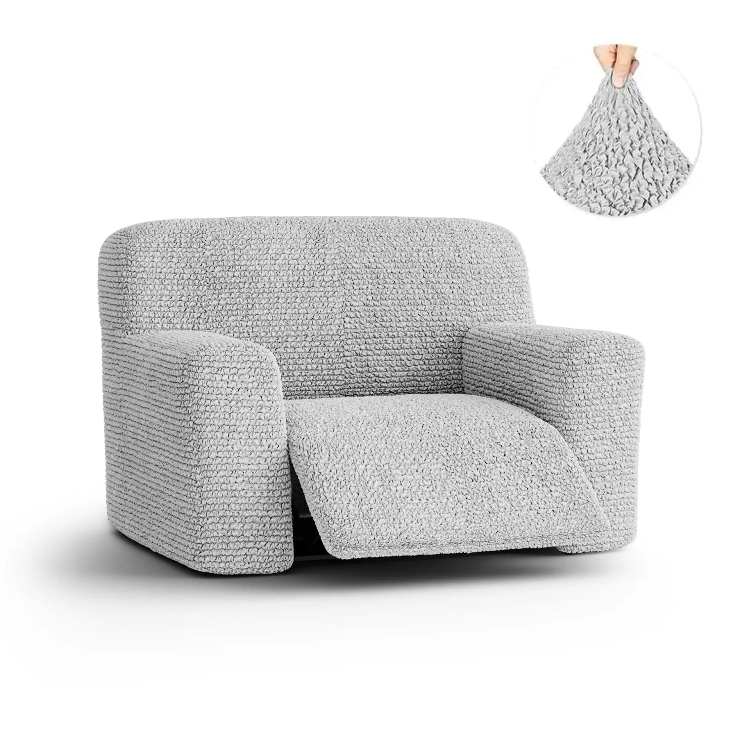 Large Reclining Armchair Slipcover - Microfiber Collection | Durable & Stylish Furniture Protector for Living Room, Home Theater & Office