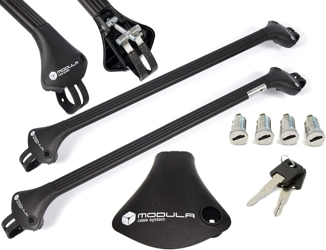 Universal Multi-Fit Crossbars for Cars, SUVs & Trucks - Heavy Duty Roof Rack Cross Bars for Kayaks, Bikes & Cargo - Perfect for Outdoor Adventures & Road Trips