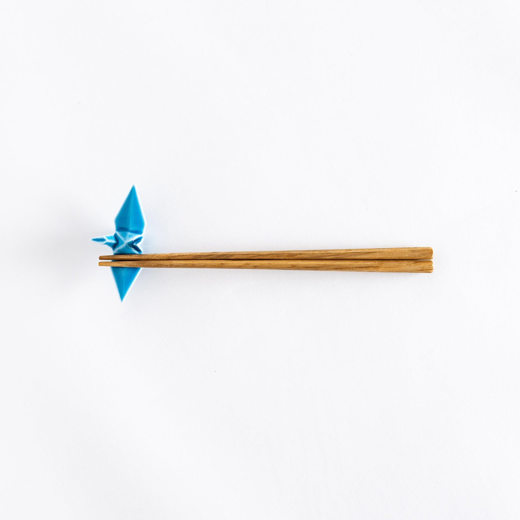Origami Crane Chopstick Rest - Japanese Style Ceramic Chopstick Holder for Sushi, Asian Dining, and Home Decor - Perfect for Restaurants, Gifts, and Table Setting