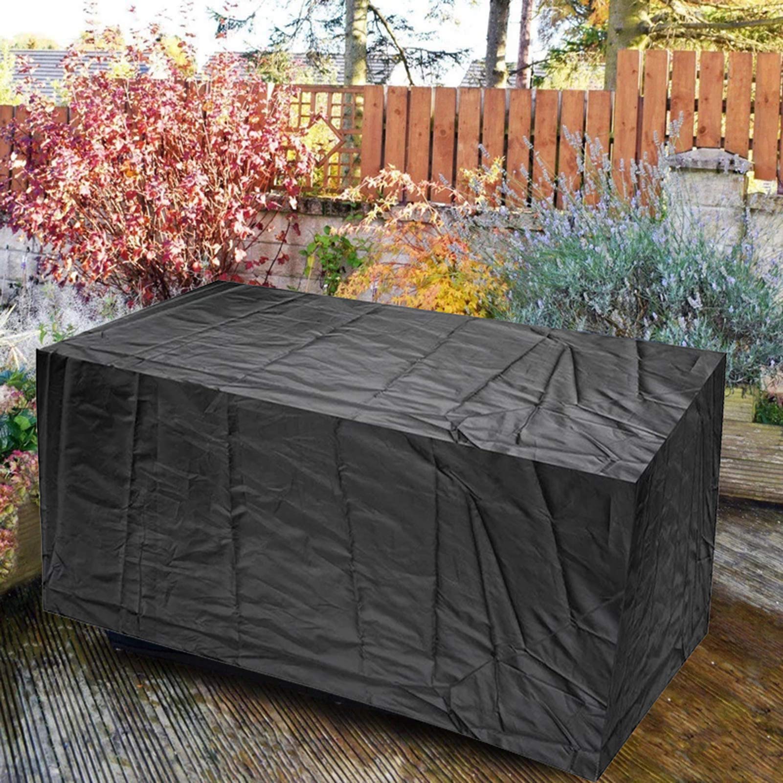 **84x52x29in Patio Furniture Cover - Waterproof, UV-Resistant & Windproof 420D Oxford Fabric - Outdoor Table & Chairs Protector for Garden, Deck, Backyard - All-Weather Dustproof Cover**