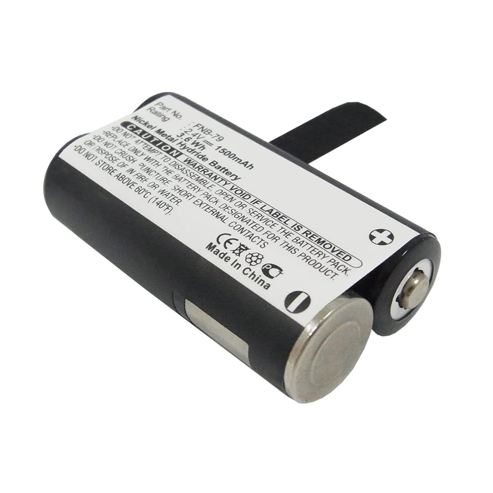 Synergy Digital 2-Way Radio Battery for YAESU FNB-79 - 1500mAh Ni-MH Replacement Battery (2.4V) - High Capacity Walkie Talkie Battery for Outdoor, Hiking, Camping & Emergency Communication