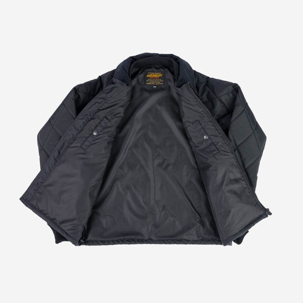Iron Heart IHJ-127-BLK Primaloft Gold Quilted Rider's Jacket - Warm Winter Motorcycle Jacket for Men, Waterproof & Windproof Biker Outerwear for Riding, Travel & Outdoor Activities