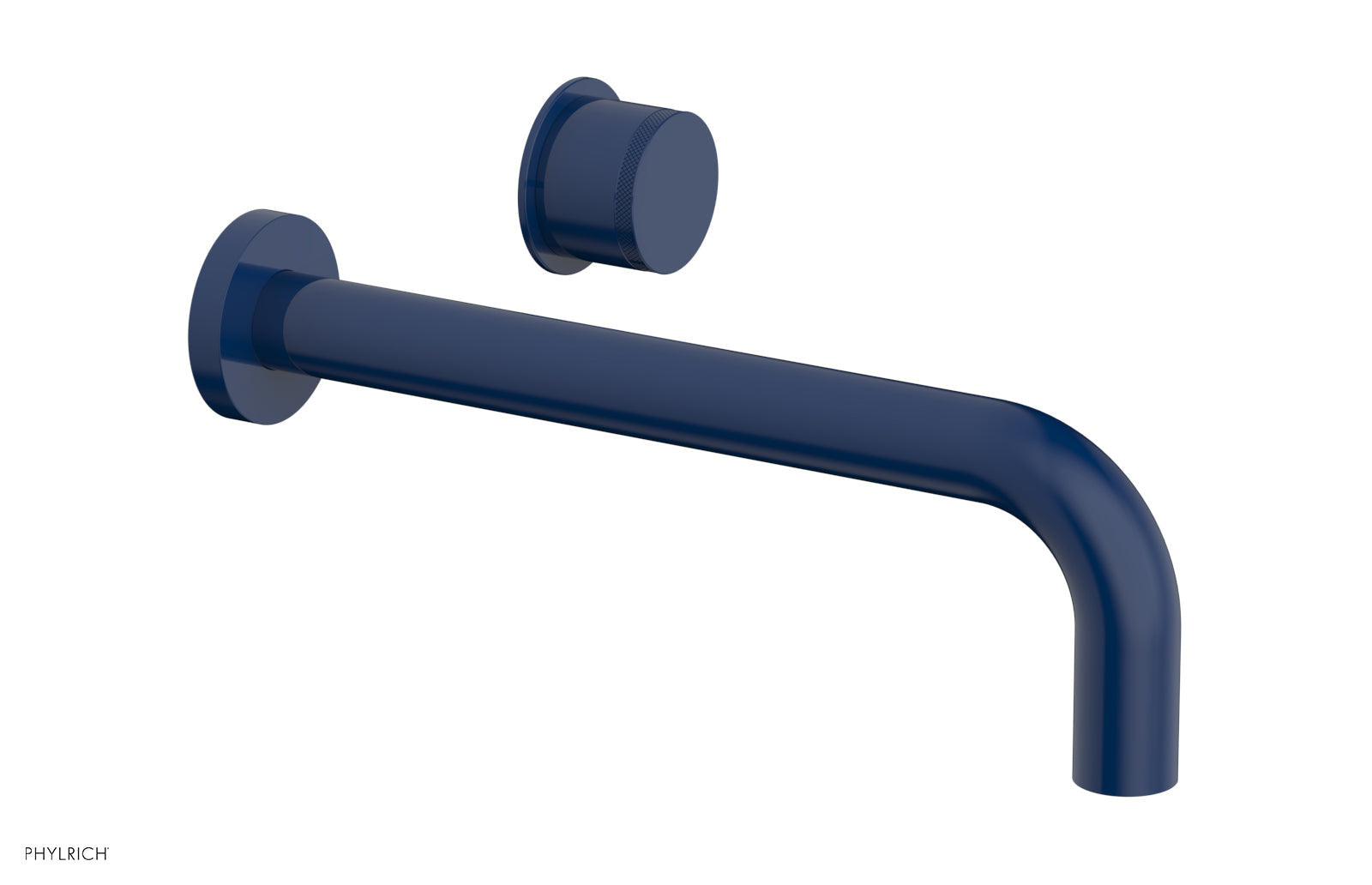 Basic II 10 Single Handle Wall Mount Lavatory Faucet Set with Knurled Handle - 230 18 10 - Perfect for Bathroom Sink, Powder Room & Guest Bath Installation