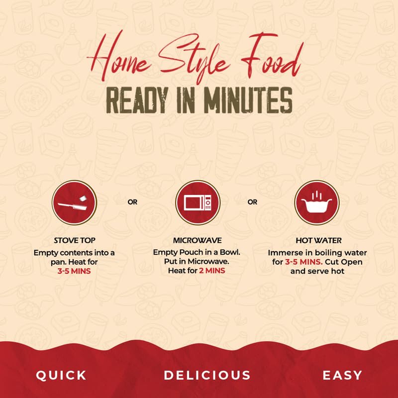 Chokhi Dhani Dal Makhani Instant Ready-to-Eat Meal - 300g Pack | Authentic Indian Lentil Curry | Microwave & Stove Top Ready in 2 Minutes | Perfect for Quick Lunches, Office Meals & Busy Weeknights