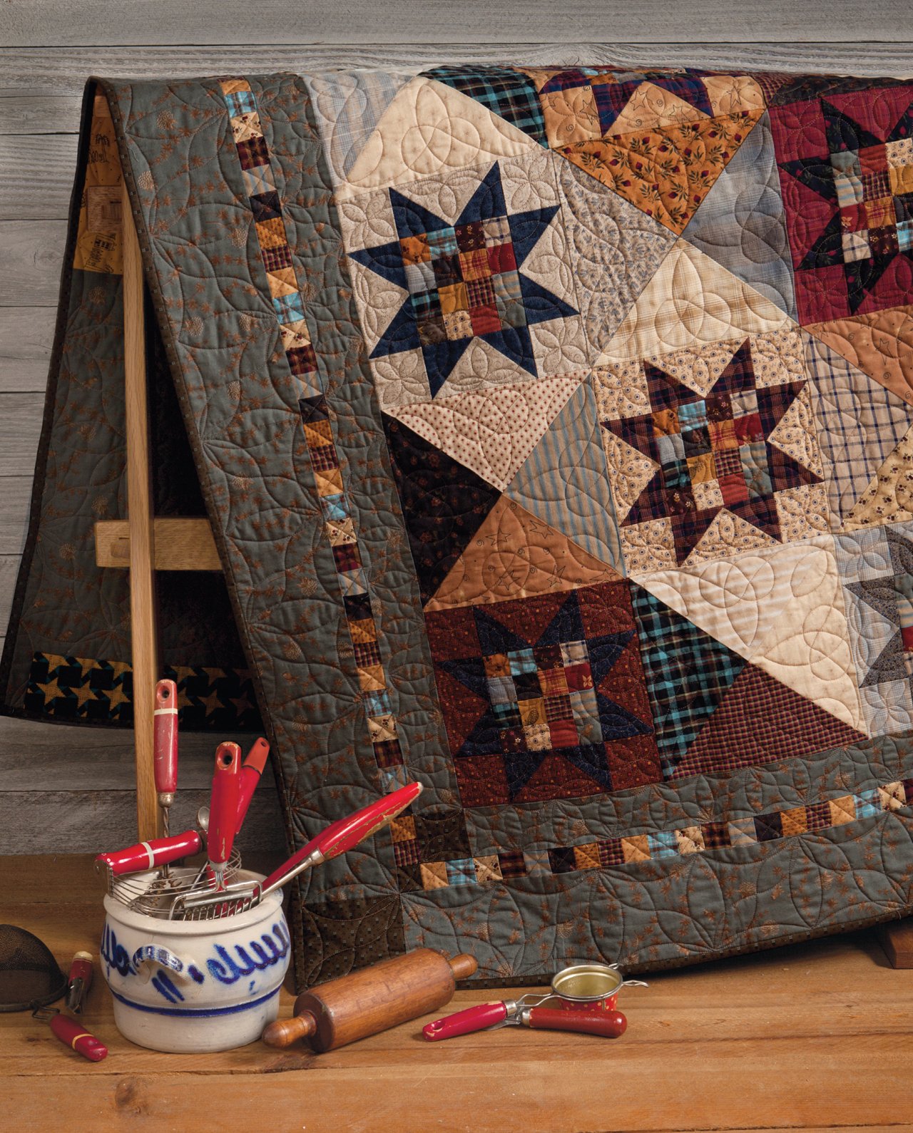 13 Beautiful Patchwork Quilt Patterns for Country Home Decor - Cozy Bedroom & Living Room Designs