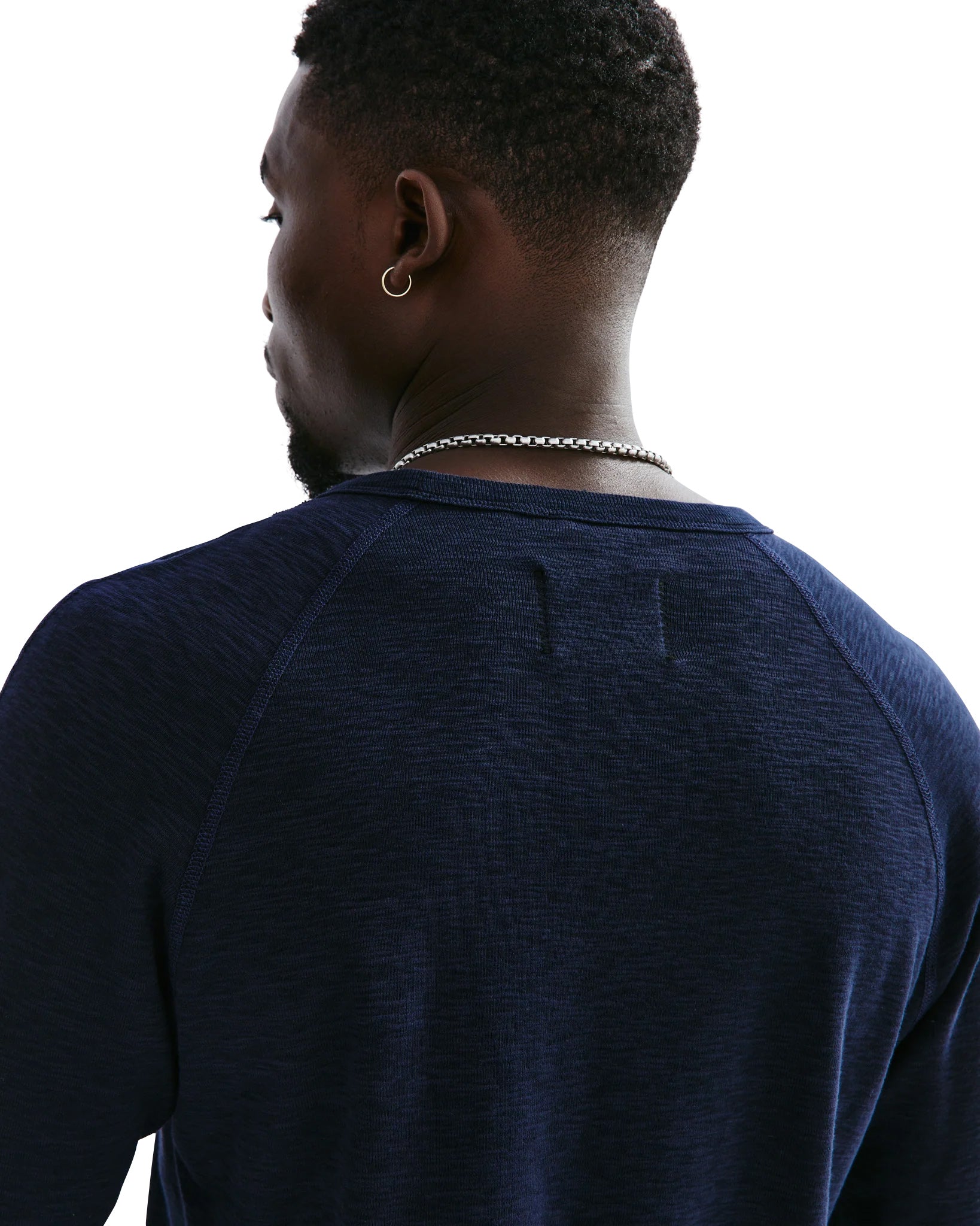1x1 Slub Long Sleeve T-Shirt for Men - Comfortable Knitted Casual Shirt - Perfect for Everyday Wear, Office & Outdoor Activities