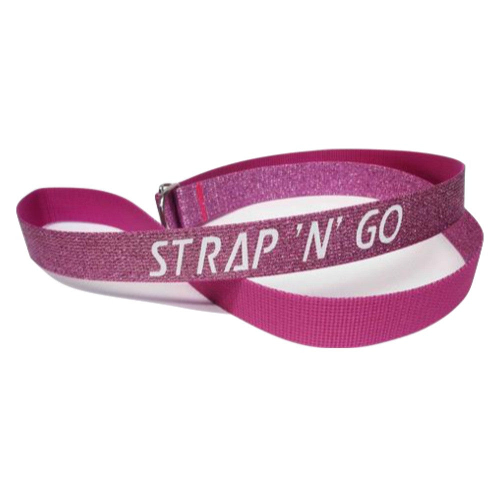 Strap'n'Go Glitter Skate Noose - Adjustable Skate Leash for Ice & Roller Skates - Perfect for Carrying, Organizing & Decorating Skates at Rinks, Parks & Home