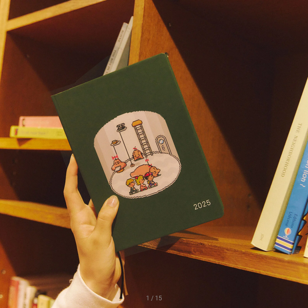 Hobonichi Techo 2025 MOTHER A5 Daily Planner - January Start, Monday Start - Japanese Edition - Perfect for Journaling, Planning & Gift Giving