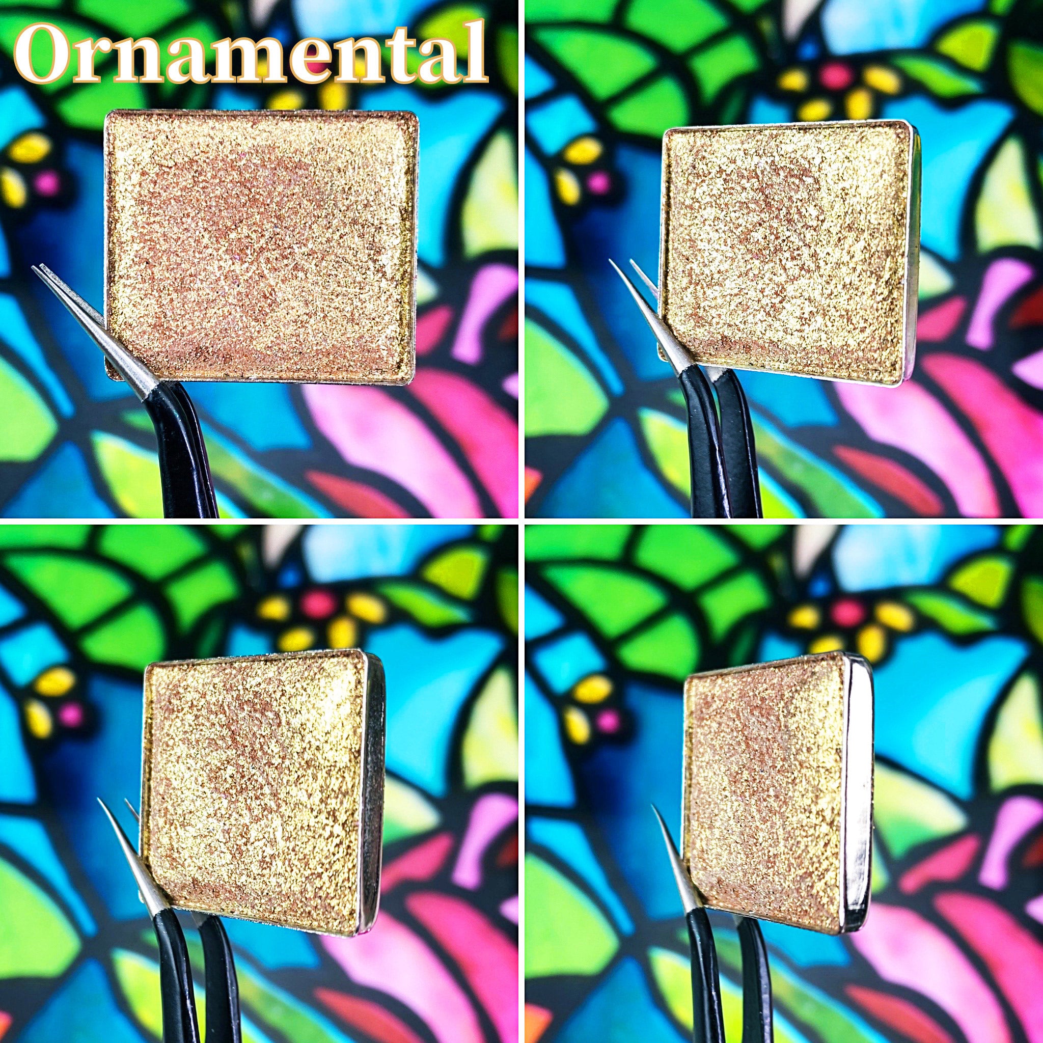 Multichrome Glitter Eyeshadow Palette - Long Lasting Shimmer & Sparkle Makeup for Party, Halloween, and Special Occasions