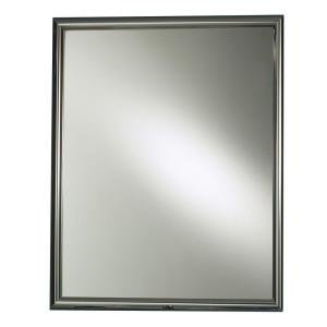 Jensen 533124 Framed Harmony Bathroom Storage Cabinet - Wall Mounted Medicine Cabinet with Mirror for Bathroom, Bedroom & Vanity Organization - Perfect for Small Spaces & Home Decor