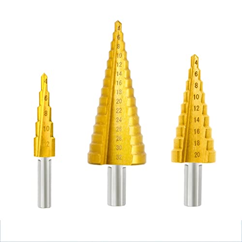 3pcs Straight Drill