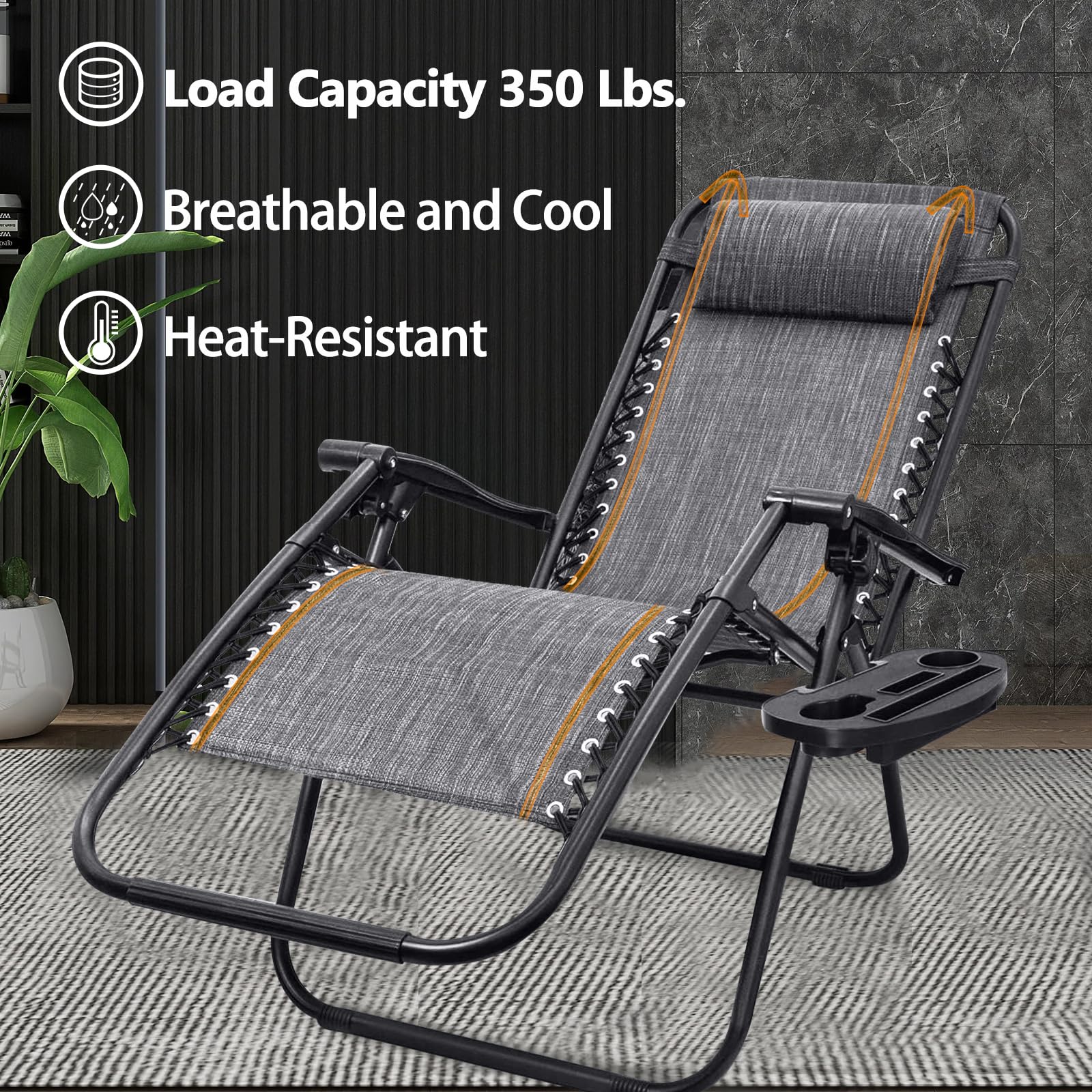 21 Inch Wide Zero Gravity Chair Replacement Fabric - Oversized XL Repair Cloth for Anti Gravity Chairs, Outdoor Recliners, Patio Loungers & Beach Sling Chairs - Durable Bungee Mesh Canvas (Perfect for Backyard Relaxation, Poolside Lounging & Camping Comfort)