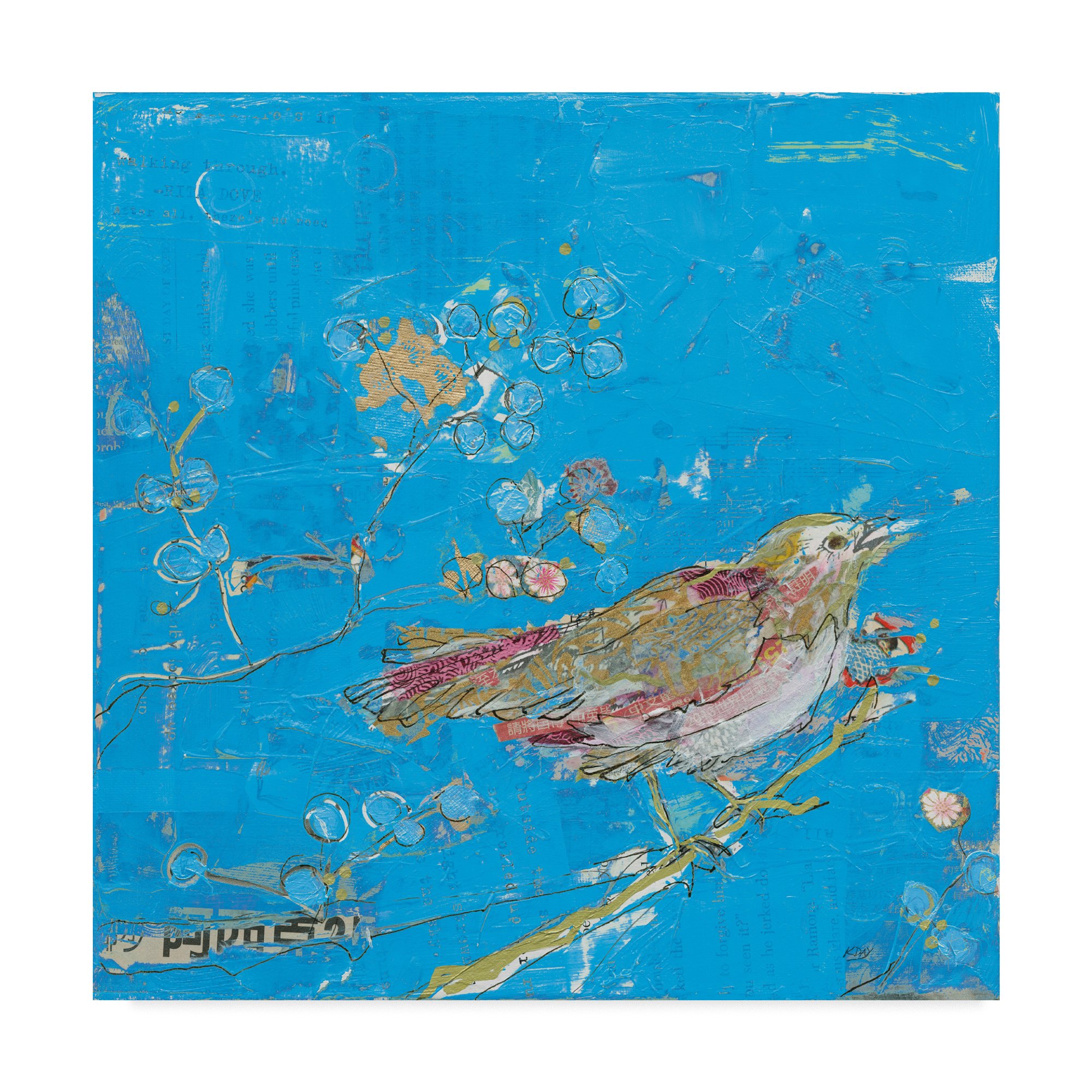 Trademark Fine Art Kellie Day Multicolor Canvas Wall Art - Perfect for Living Room, Bedroom & Office Decor