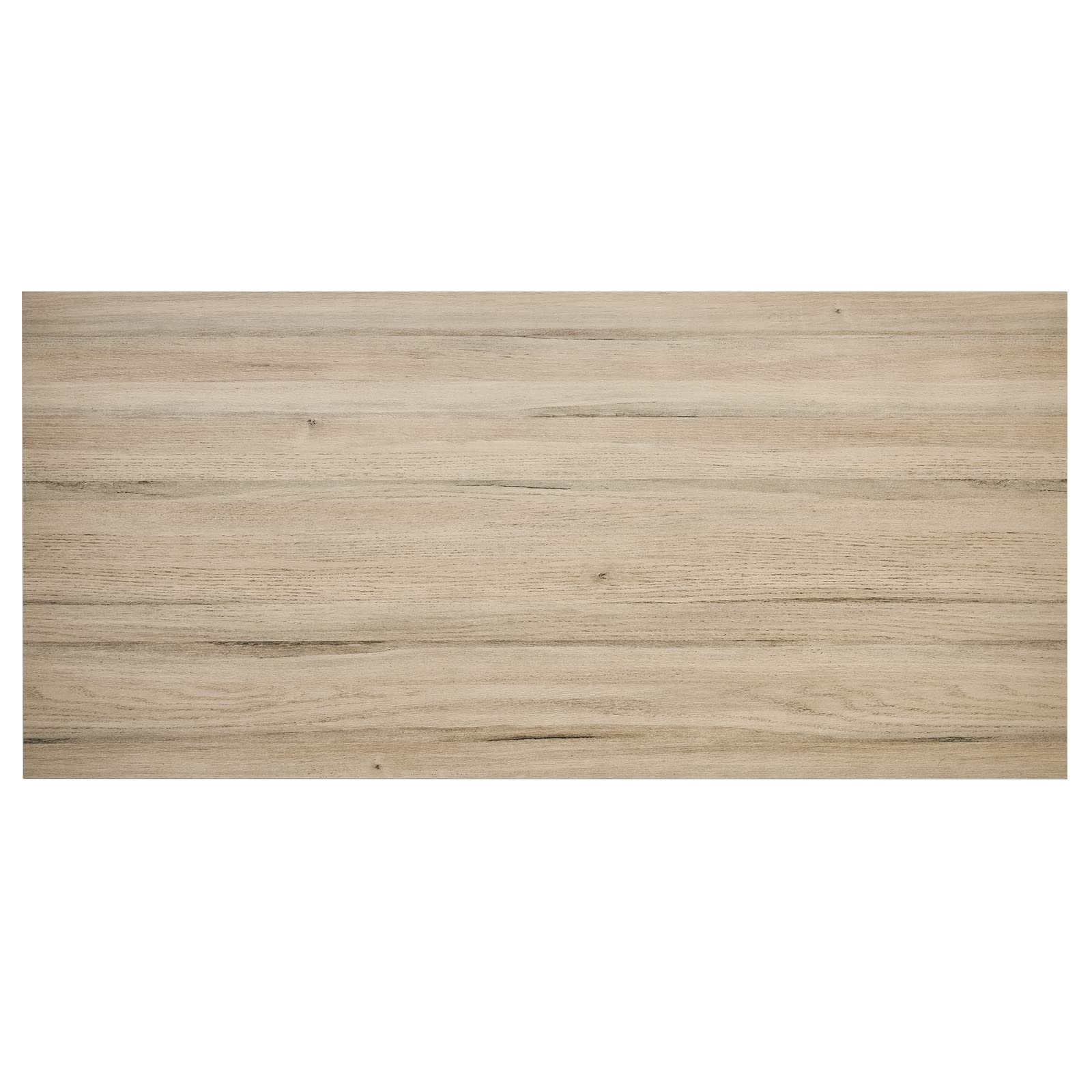 36x24 Inches Solid Oak Tabletop - 1 Inch Thick Wood Countertop for Sit Stand Desk, Double Desks & L-Shaped Workstations | DIY Home Office & Commercial Use | Perfect for Workspaces, Studios & Conference Rooms
