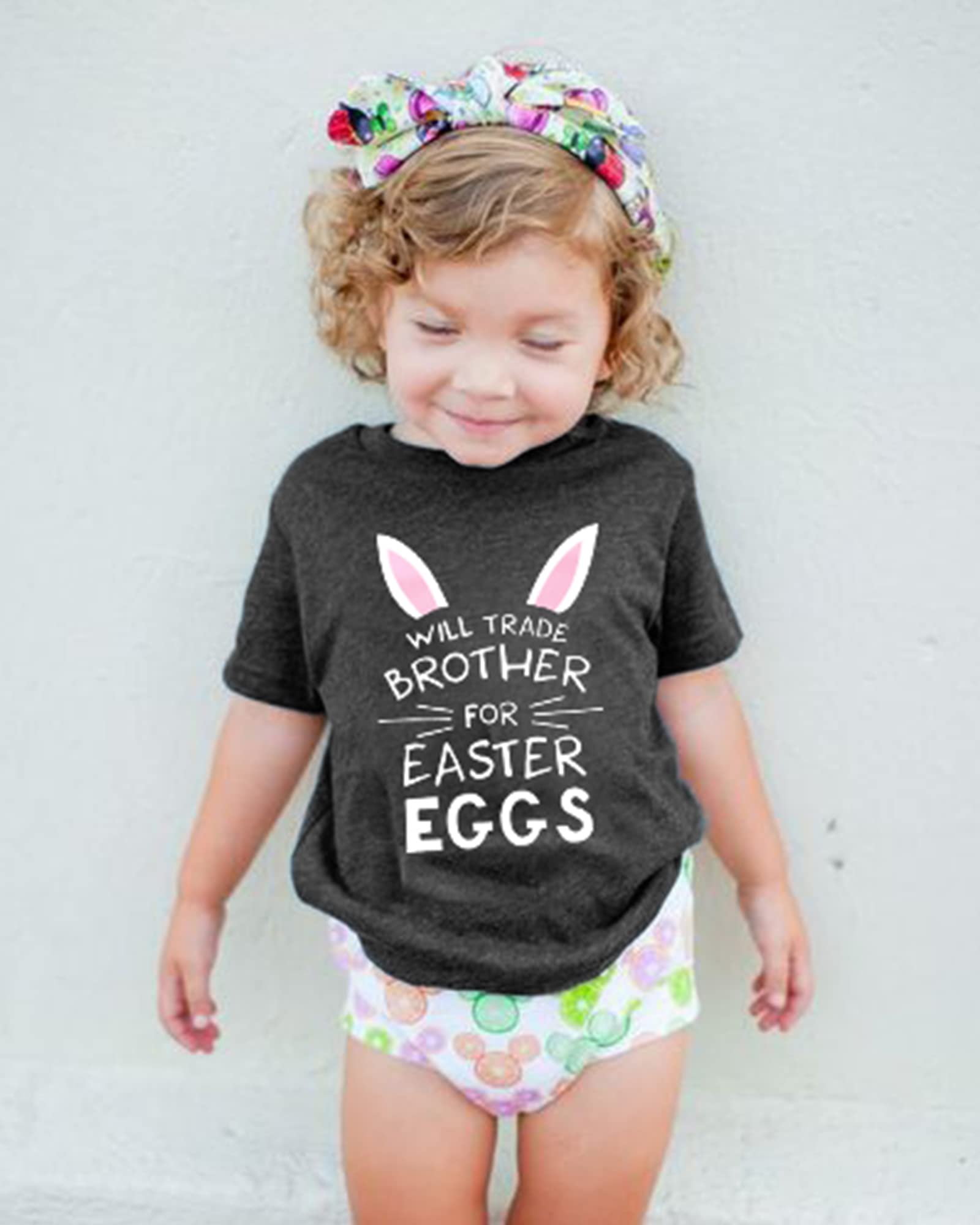 Easter Baby Shirt - Cute Bunny Toddler T-Shirt for Boys & Girls - Soft Cotton Short Sleeve Top - Perfect for Easter Egg Hunts & Family Photos
