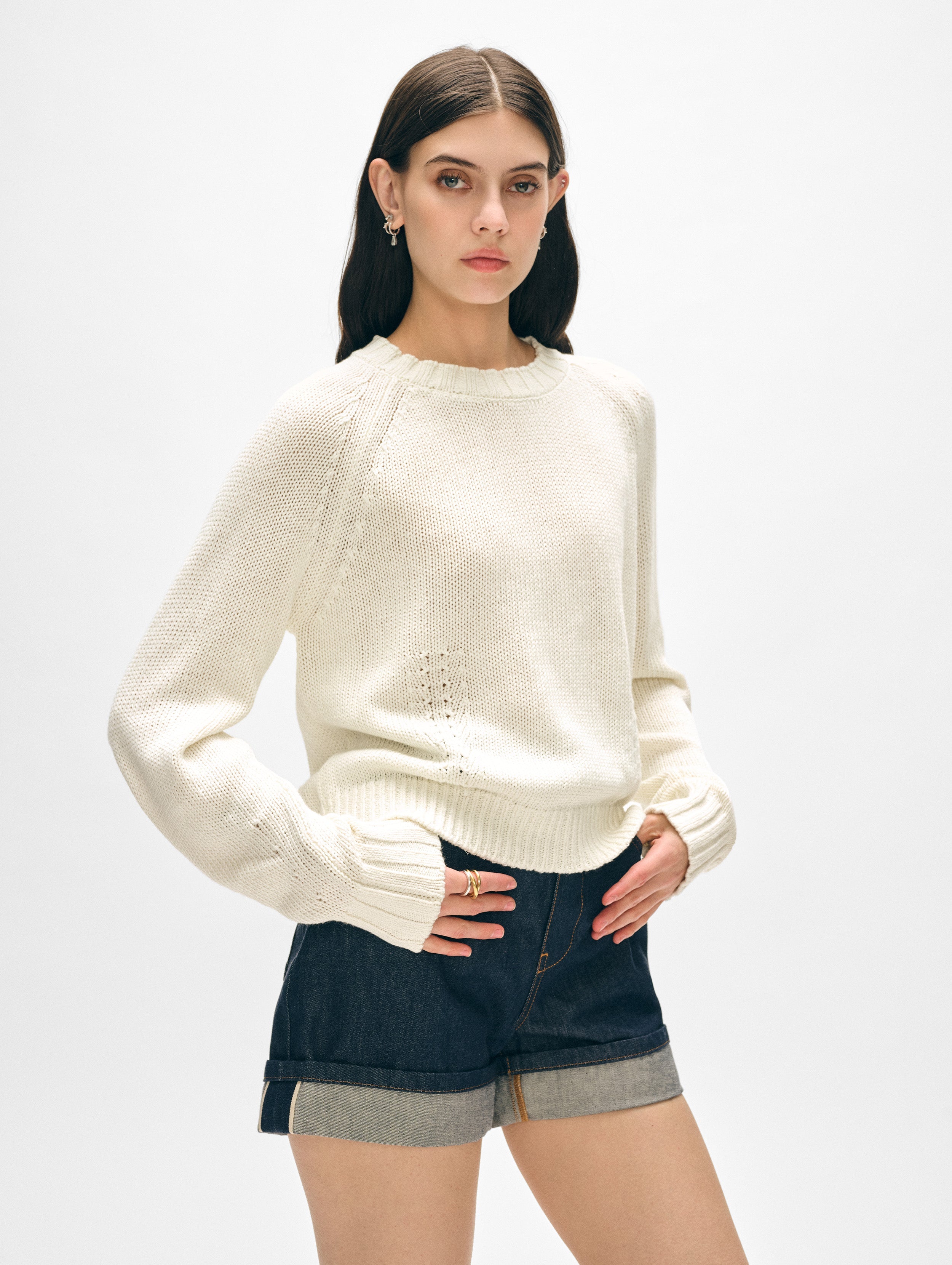 Soft & Breathable Cotton Linen Sweatshirt for Women - Casual Pullover Hoodie for Spring & Fall - Perfect for Lounge, Travel and Outdoor Activities