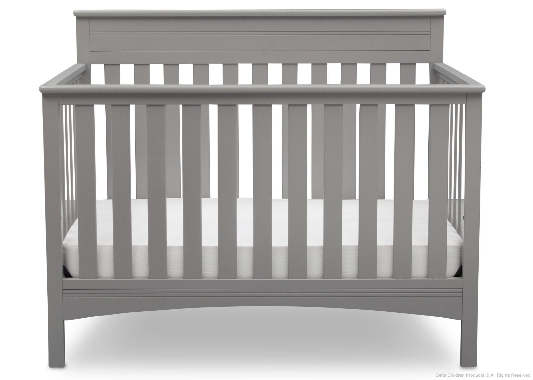 Fabio 4-in-1 Convertible Baby Crib - Toddler Bed, Daybed & Full-Size Bed Frame - Safe & Stylish Nursery Furniture for Boys & Girls - Perfect for Newborns to Teens Bedroom Decor