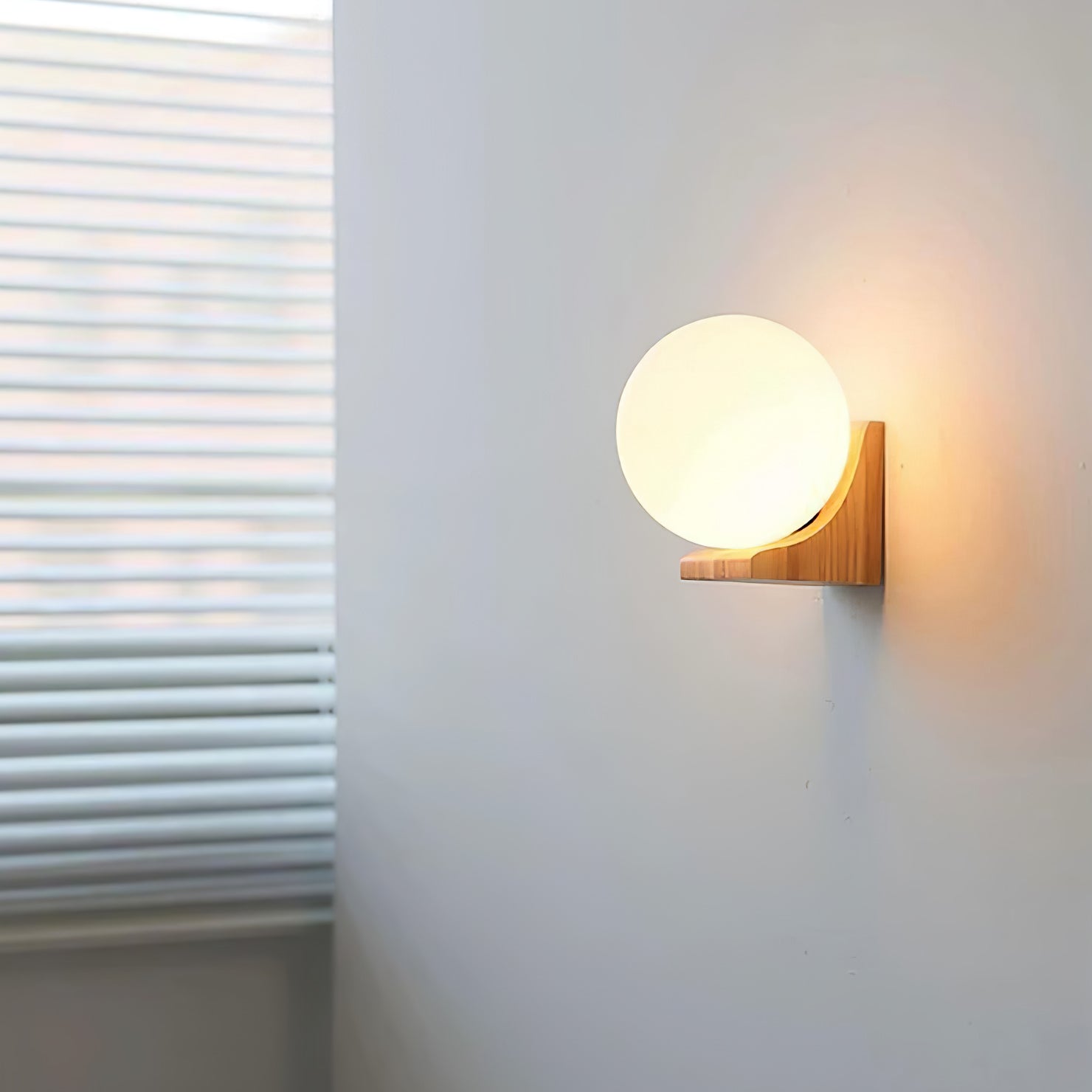 Evelyn Orb Wall Lamp - Modern LED Sconce Light Fixture for Bedroom, Living Room & Hallway | Energy Efficient Dimmable Lighting for Home Decor