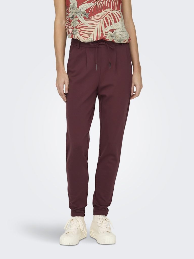 ONLY Women's Onlpoptrash Life Easy Colored Pants - Comfortable Stretch Noos Trousers for Casual Wear, Office & Everyday Outfits