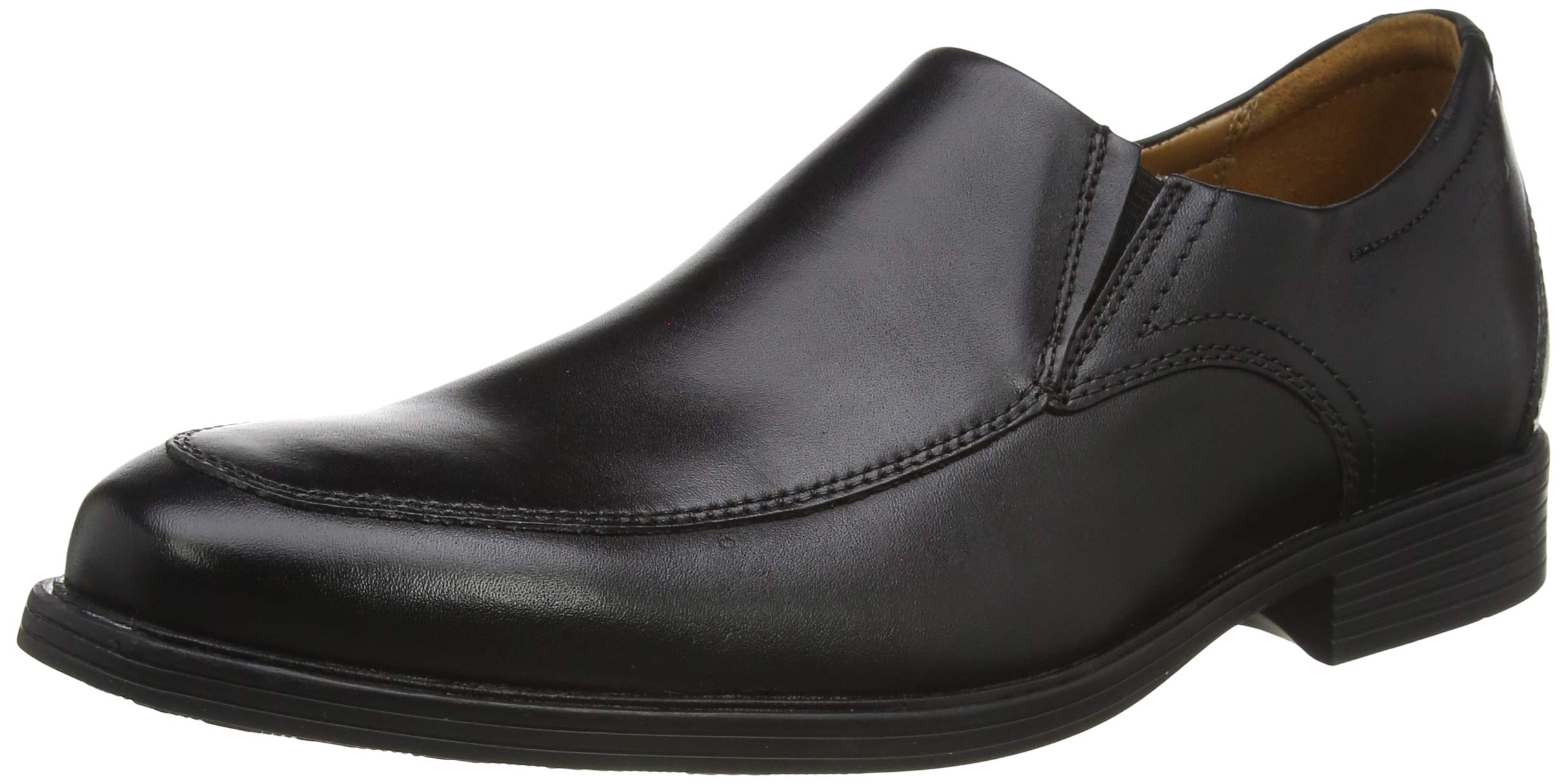 Clarks Men's Leather Loafers - Comfortable Slip-On Dress Shoes for Business & Casual Wear | Perfect for Office, Travel & Everyday Use