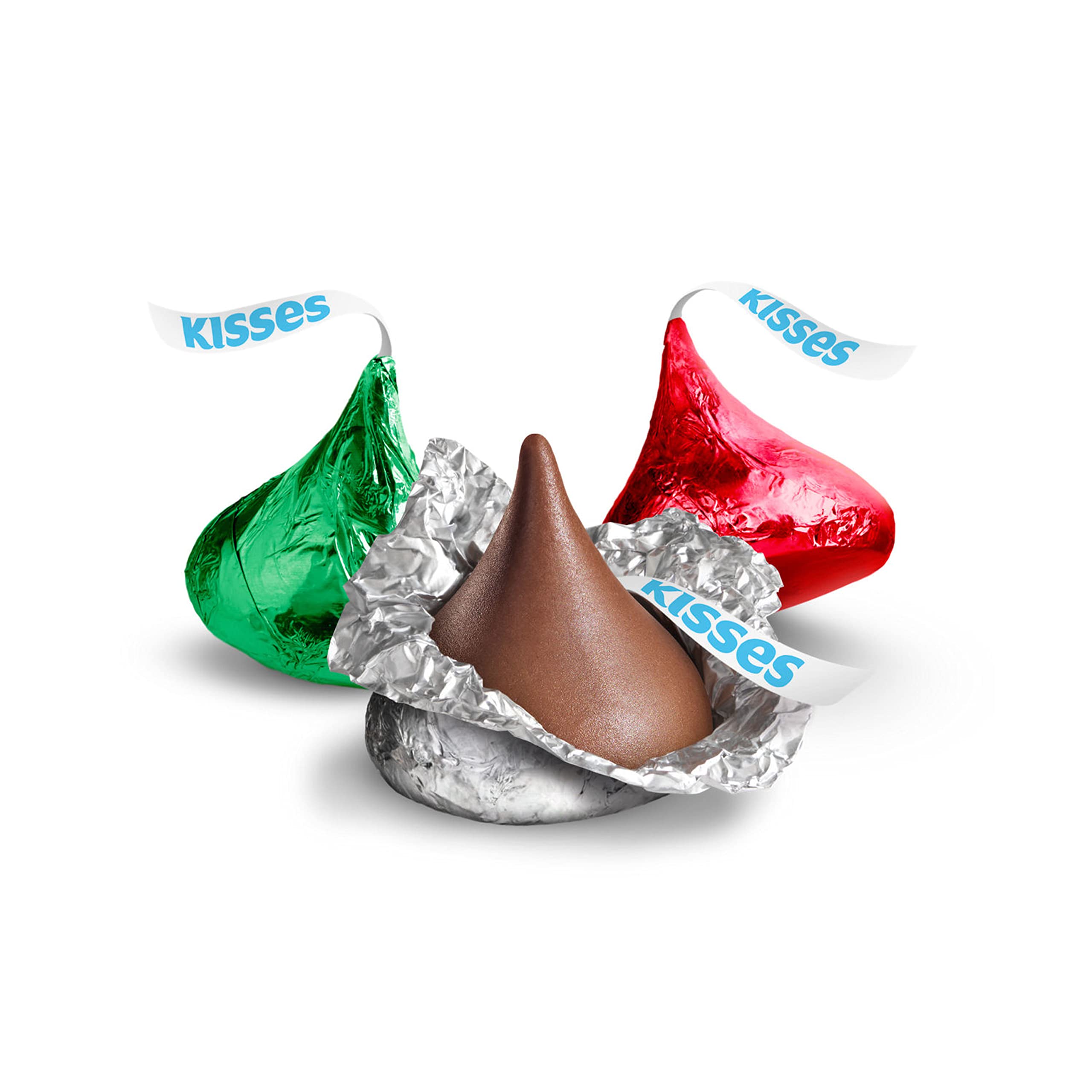 HERSHEY'S KISSES Milk Chocolate Candy - 17 oz Bag - Christmas Holiday Treats for Gifts, Stocking Stuffers & Party Favors