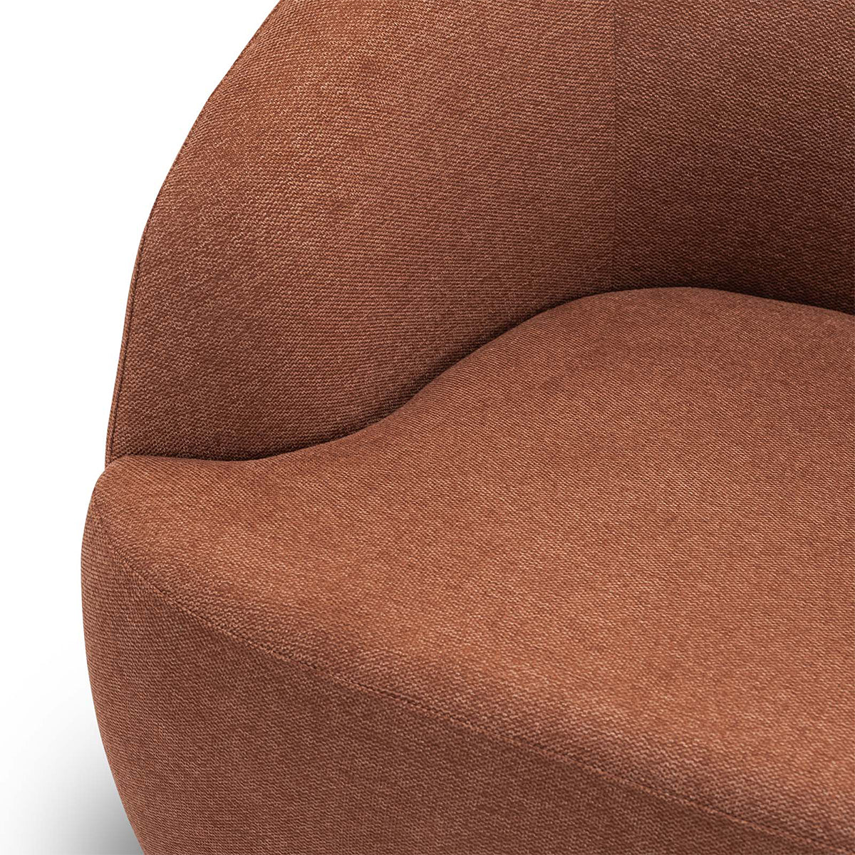 Elise Fabric Swivel Armchair - Modern Upholstered Accent Chair with 360° Rotation for Living Room, Bedroom, or Office - Comfortable Lounge Seating for Relaxing and Reading